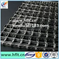 Metal Food Grade Honeycomb Belt /flat Wire Mesh Belt thumbnail-1