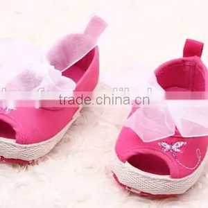 Pretty Bowknot Summer Baby Girl Princess Shoes thumbnail-4