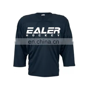 Wholesale Custom Dry Fit Sublimated Ice Hockey Team Jersey With Spandex thumbnail-3