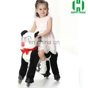 2017 Hot Sale Mechanical Horse for Sale, Plush Horse Ride-on for Kids, Walking Pony Toy thumbnail-4