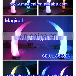 Lighting Decorative Inflatable Horn/ LED Inflatable Arch/ Shinning Inflatable Ivory thumbnail-1