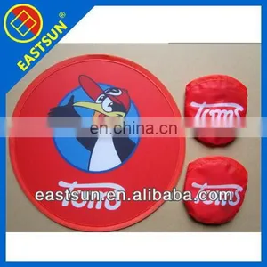 High-Quality Polyester EU Standard Nylon Foldable Frisbee thumbnail-1