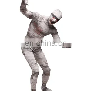 Halloween Mummy Lycra Spandex Zentai Suits Cosplay Costume Wholesale Retail thumbnail-3