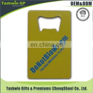Manufacture Stainless Iron Bottle Opener With CMYK Paint Printed LOGO, Laser LOGO for Promotional thumbnail-1