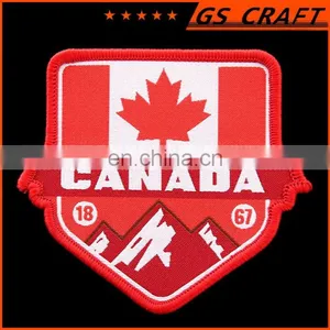 Washable,Eco-Friendly Feature and Woven Technics Low Price Woven Patch thumbnail-4