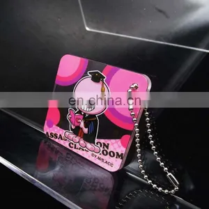 Cheap Promotional Gift Acrylic Photo Frame Keychain thumbnail-5