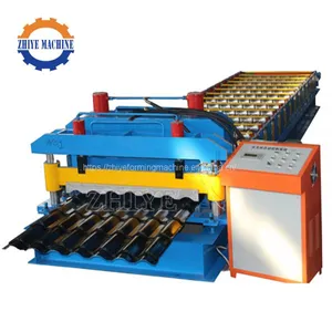 CE Standard Colored Steel Glazed Tile Forming Lines Botou thumbnail-1
