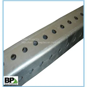 Steel Hot-dipped Galvanized Full Perforations Square Tube Sign Posts thumbnail-5