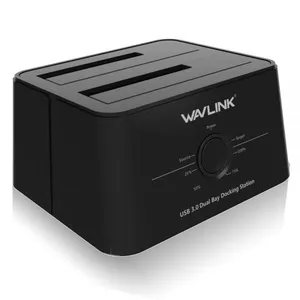 WAVLINK Top Seller USB3.0 Dual Bay Docking Station for 2.5&3.5 thumbnail-4