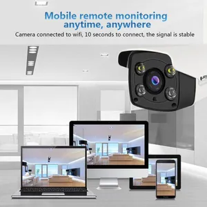 4.0MP Home Security Wireless WiFi IR Bullet IP Camera thumbnail-5