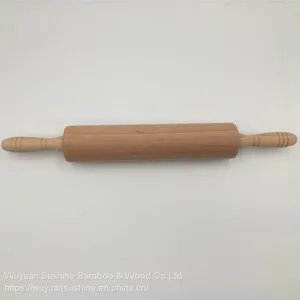 Wooden Rolling Pin,Made of Beech thumbnail-3
