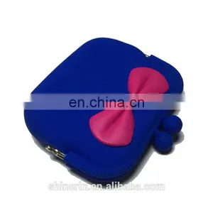 Euro Style High Quality Metal Clip Clutch Bags Women's Gift Silicone Purse Wallet thumbnail-5