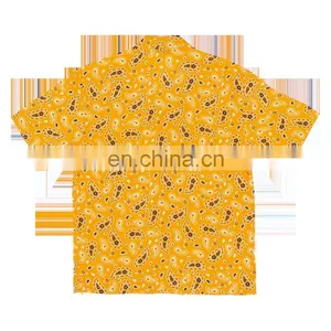 Diznew Factory Wholesale Button up Short Sleeve Shirt Custom Print Mens Shirts thumbnail-2