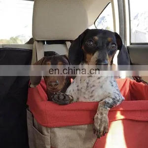 Portable Dog Car Mat Waterproof Pet Dog Car Seat Travel Pet Car Carrier Bag Seat With Safety Leash for Small Dogs Cats Puppy thumbnail-4
