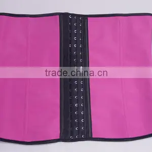 Latex Corset Shaper Vest Women Sexy Slimming Underbust Fat Burning Corset Vest Waist Trainer 9 Steel Bones thumbnail-4