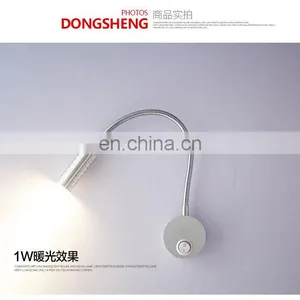 Led Flexible Wall Light 1 w Black Silver Colour Hotel Corridor Wall Lights for Home thumbnail-6