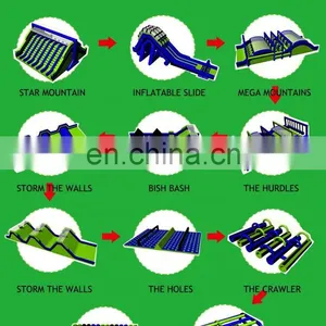 Outdoor Indoor Kids Inflatable Obstacle Course Equipment for Kids Adults thumbnail-3