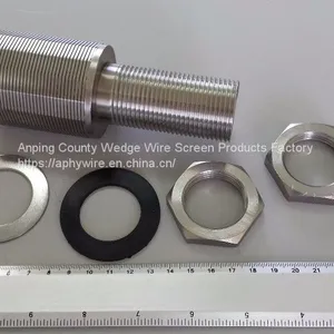 Wedge Wire Johnson Screen Nozzles , Stainless Steel Filter Nozzle, Filter Bottom Strainer Nozzle thumbnail-5