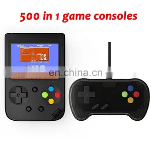 Handheld Game Console Mini Player With 500 in 1 Classical Games TV Video Game Box Retro AV 3 Inch Screen for SUP Joystick thumbnail-4