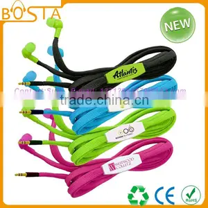 Top Selling Best Design Fancy Cozy Stereo Deep Bass Funny Shoelace Earphones thumbnail-5