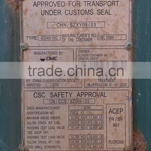 Dry Container Type and 40 Length (feet) Used Shipping Container for Sale thumbnail-3