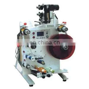 2400BPH Manual Semi Automatic Labeling Machine for Round Bottle Can Jar Tin thumbnail-1