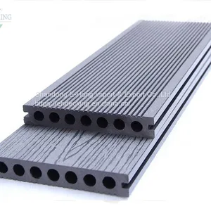 Composite Decking EHS140H23 Eco-friendly Wood Plastic Flooring Wpc Decking Manufacturers thumbnail-1