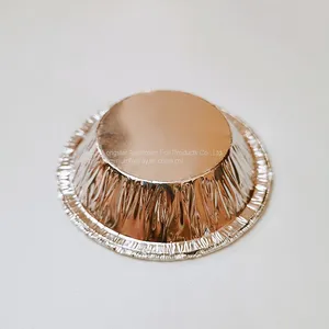 60ml Small Mini Foil Egg Tart Holder Tartlet Case Baking Cups thumbnail-2