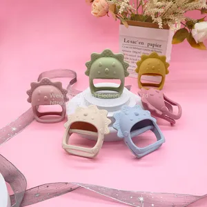 Teething Glove Chew Wholesale Baby Wrist Silicone Teether thumbnail-5