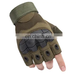 Hard Knuckle Fingerless Half Finger Climbing Outdoor Sport Workout Hunting Shooting Combat Tactical Gloves thumbnail-2