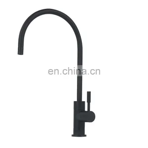 Air Gap Water Filter Faucet 1/4 in Connection Matte Black Kitchen Faucets thumbnail-1