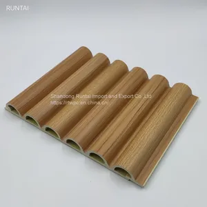 Waterproof Composite Wood Exterior Wpc Wall Cladding Panel 160-15mm thumbnail-5