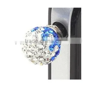 3.5mm Rhinestone Phone Dust Plug for Iphone4/5 in Shenzhen Wholesale thumbnail-6