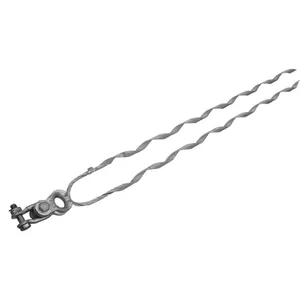 Manufacturer Supply Hot Dip Galvanizing Spiral Tension Clamp Wire for OPGW Optical Cable thumbnail-5