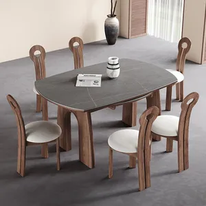 Folding Solid Wood Dining Table thumbnail-3