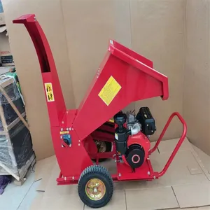 Mobile Home Garden Shredder Wood Crusher Machine for Farm Orchard thumbnail-2