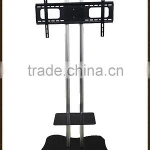 Modern Adjustable LED LCD Plasma tv Cart With Wheels for Office Video Conference thumbnail-1