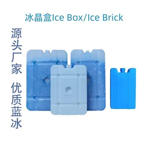 Hard Plastic Ice Brick Ice Gel Pack for Food Storage Cold Chain Gel Cooler Box thumbnail-1