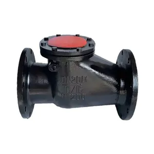 H44T-16Q Rotary Check Valve One-way Check Valve Flange Hard Seal Check Valve Ductile Iron thumbnail-2
