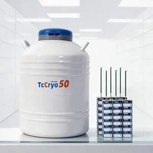 50L liquid Nitrogen Cryogenic Tank TcCryo Cryogenic Freezer Suppliers thumbnail-1
