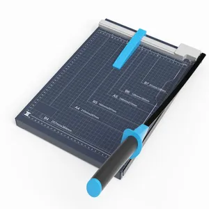 Premium Paper Cutter B4 15 Inch Paper Trimmer Machine Manual Paper Guillotine Machine Metal Baseplate (GL410B) thumbnail-1