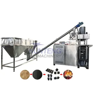 Commercial Salt Bath Ball Fish Bait Hydraulic Briquetting Machine Charcoal Forming Machine thumbnail-1