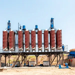 High Recovery Rate Tin Ore Processing Spiral Chute for Mineral Separator thumbnail-4