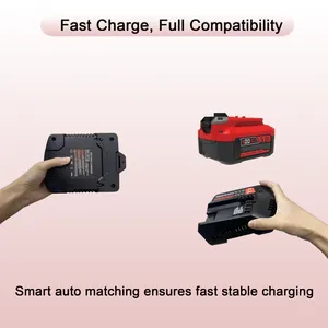 12V/20V Max Power Tool Battery Replacement Rapid Charger Station thumbnail-3