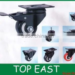1.5inch 2inch 2.5inch 3inch PP PU PVC Caster Wheel thumbnail-1