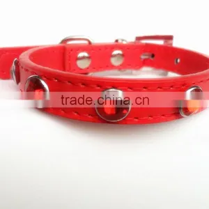 Professional Factory Wholesale Multiple Color pu Leather Dog Collars thumbnail-5
