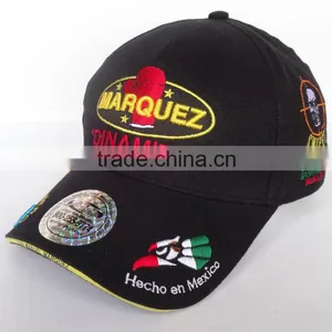 Custom Blank Snapback Cap With Leather Brim thumbnail-1