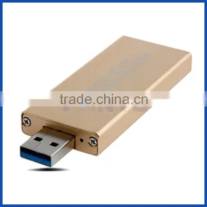 External USB3.0 to 2230/2242mm M.2 NGFF SSD Enclosure Storage Case thumbnail-1