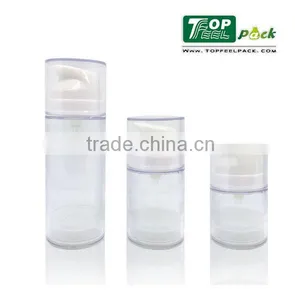 50ml Big Airless Pump Transparent Round Shape Airless Bottle for Face Cream thumbnail-1