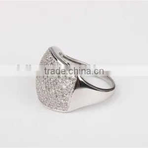 Custom Design Accepting Silver Love Ring Four Finger Ring thumbnail-5